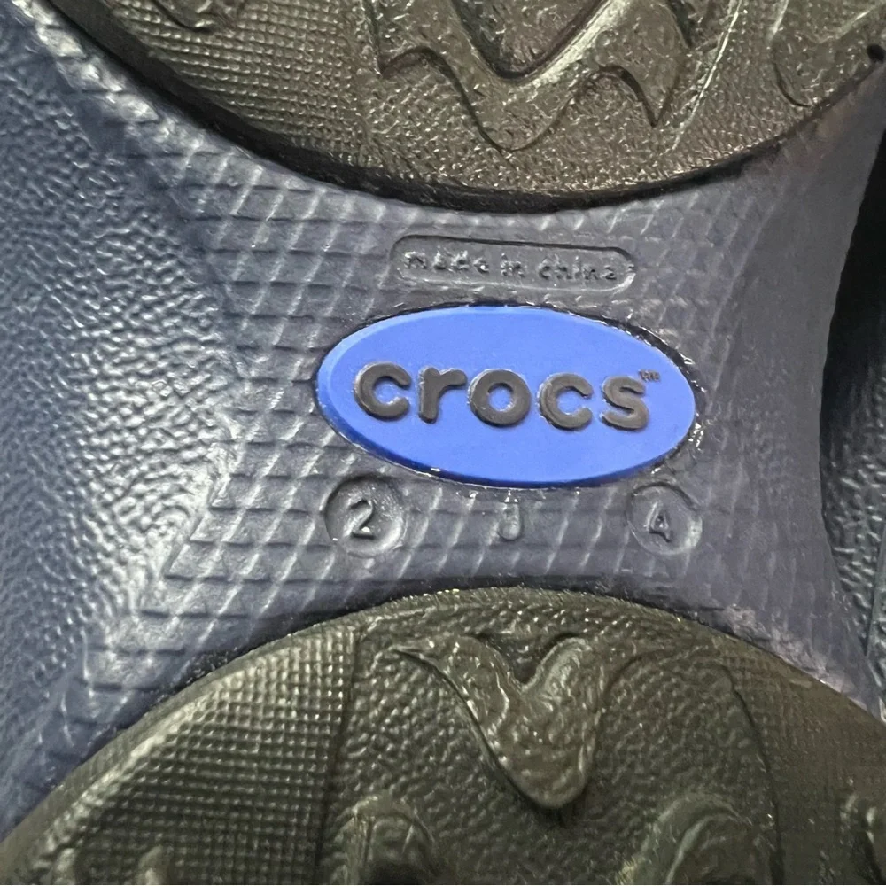 CROCS Trail Blazer Blue Outdoors Close toe water sandal Kids Size 2‎